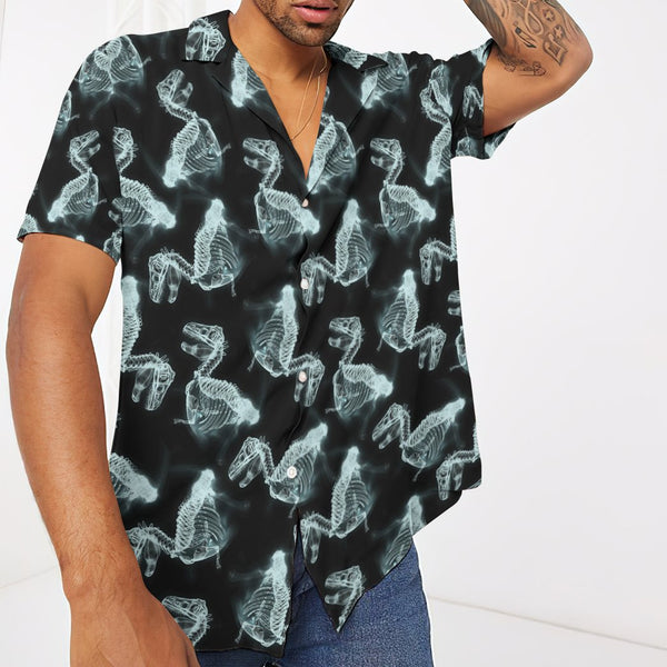 T Rex X Ray Hawaiian Shirt | For Men & Women | HW1602-BehighStyle