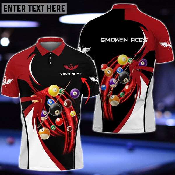 Maxcorners Smoken Aces Billiard Customized 3D Print Shirt