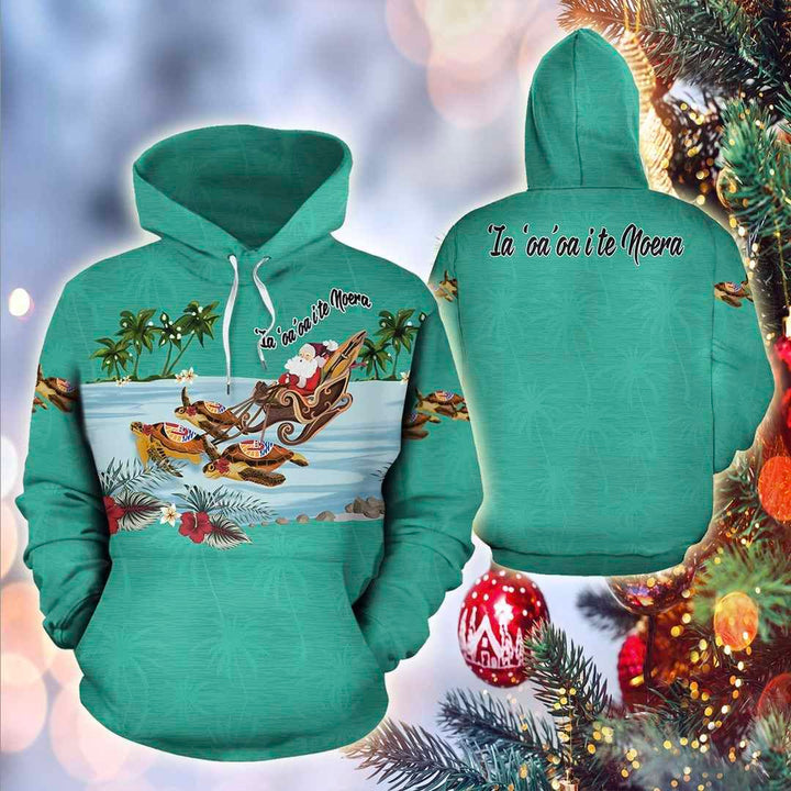 Tahiti Turtle Christmas 3D All Over Print | For Men & Women | Adult | HP1992-BehighStyle