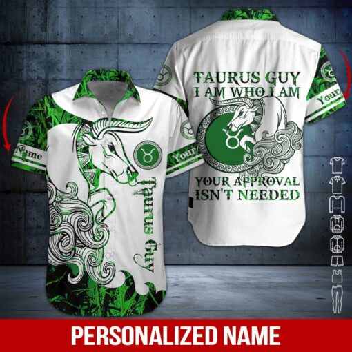 Taurus Guy Custom Name Hawaiian Shirt | For Men & Women | HN605-BehighStyle