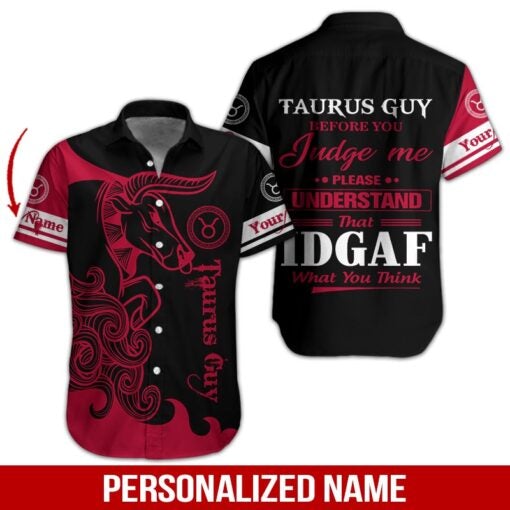 Taurus Guy Custom Name Hawaiian Shirt | For Men & Women | HN607-BehighStyle