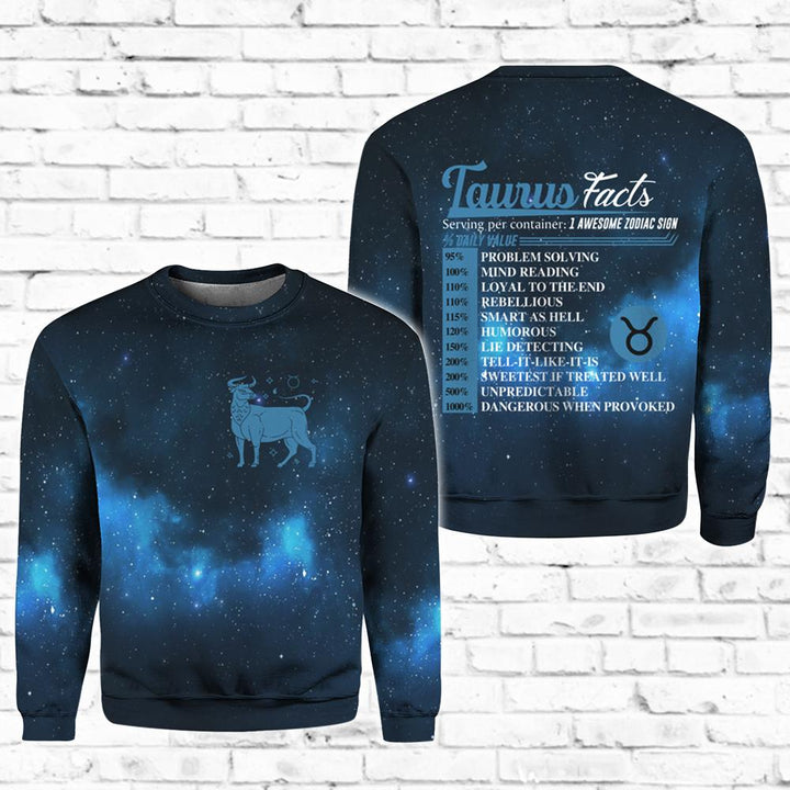 Taurus Horoscope 3D All Over Print | For Men & Women | Adult | HP918-BehighStyle