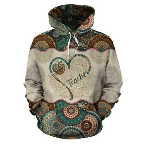 Teacher Vintage Mandala 3D All Over Print | For Men & Women | Adult | HP1797-BehighStyle
