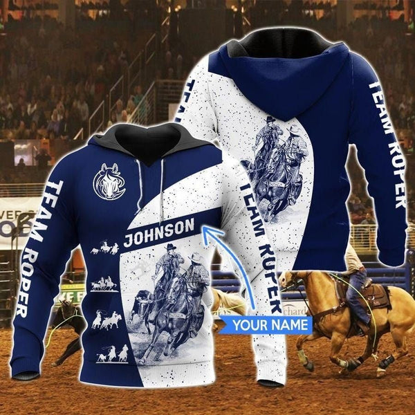 Team Roping Love Custom Name 3D All Over Print | Adult | CN229