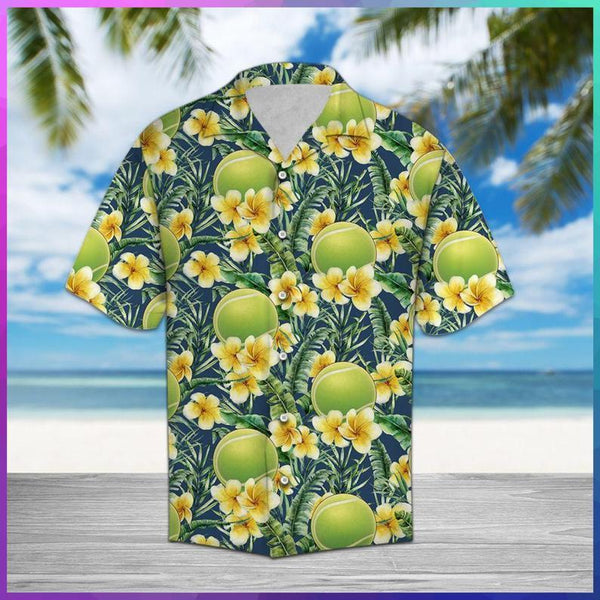 Tennis Frangipani Sport Team Hawaiian Shirt | HW3327