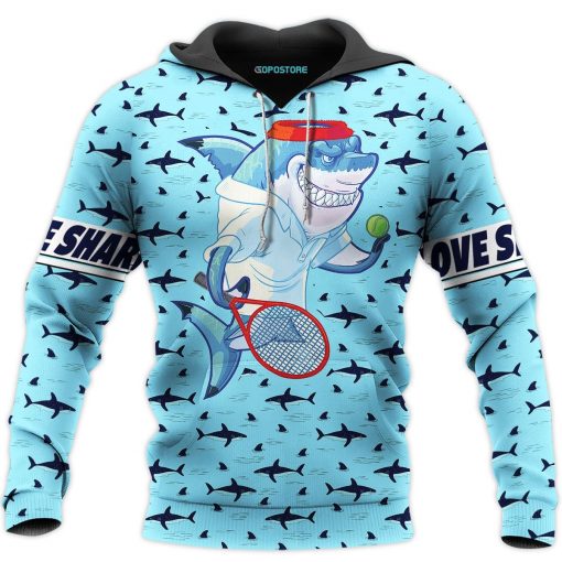 Tennis Shark 3D All Over Print | For Men & Women | HP356-BehighStyle