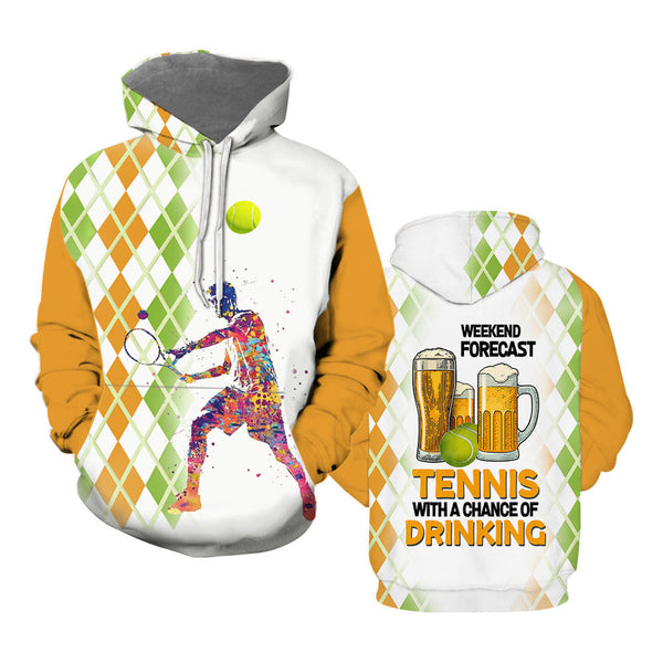 Tennis With A Chance Of Drinking 3D All Over Print | Adult | HP2974