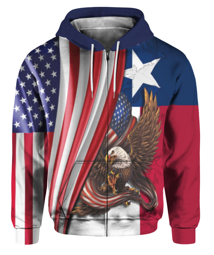 Texas Bald Eagle American 3D All Over Print | For Men & Women | Adult | HP880-BehighStyle