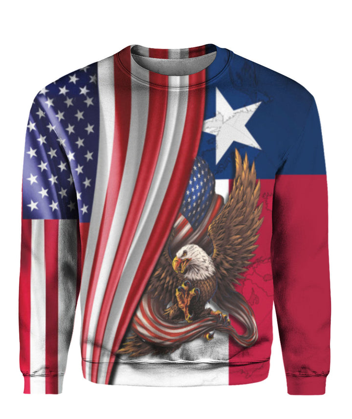 Texas Bald Eagle American 3D All Over Print | For Men & Women | Adult | HP880-BehighStyle