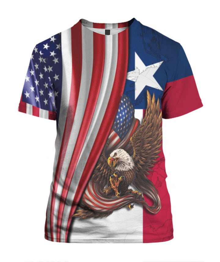 Texas Bald Eagle American 3D All Over Print | For Men & Women | Adult | HP880-BehighStyle