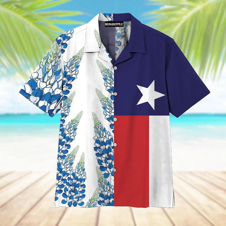 Texas Bluebonnets Hawaiian Shirt | For Men & Women | HW236-BehighStyle