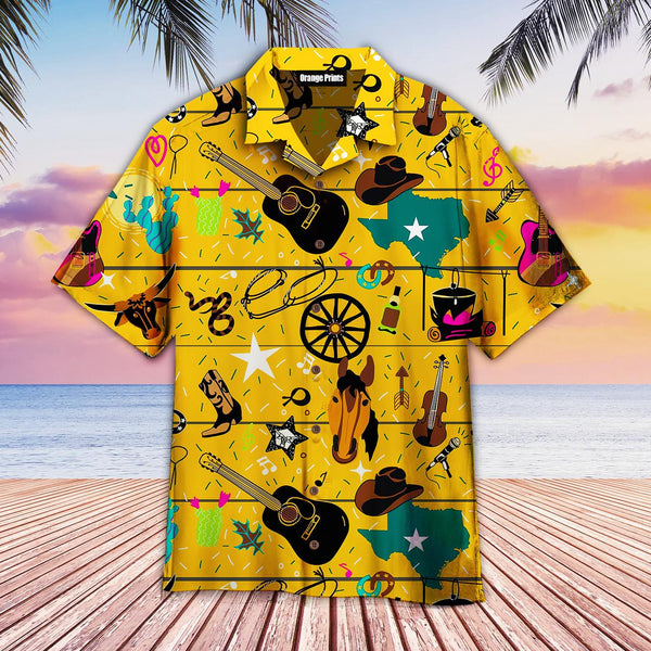 Texas Cowboy Style Aloha Hawaiian Shirt | For Men & Women | HW708-BehighStyle