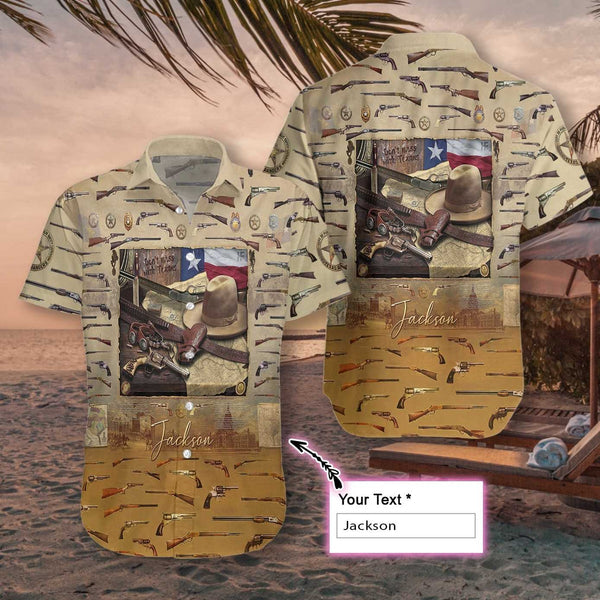 Texas Heritage Custom Name Hawaiian Shirt | For Men & Women | HN604-BehighStyle