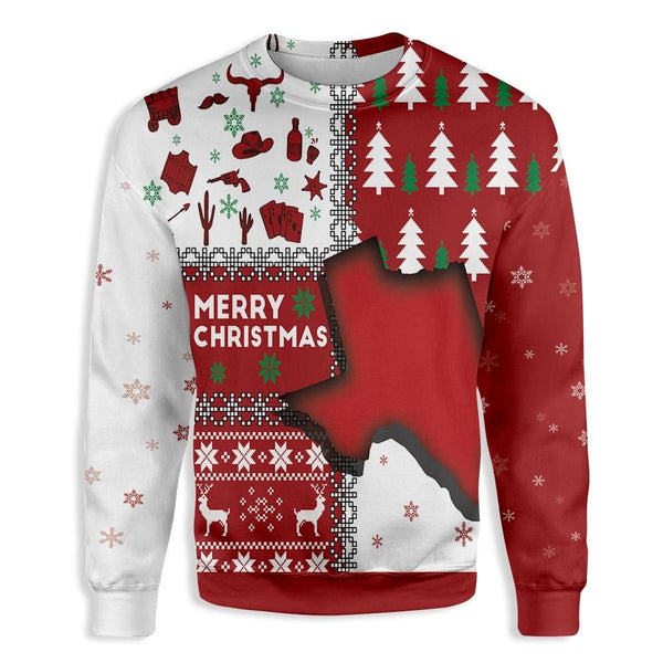 Texas Merry Christmas Ugly Christmas Sweater | Adult | US2126