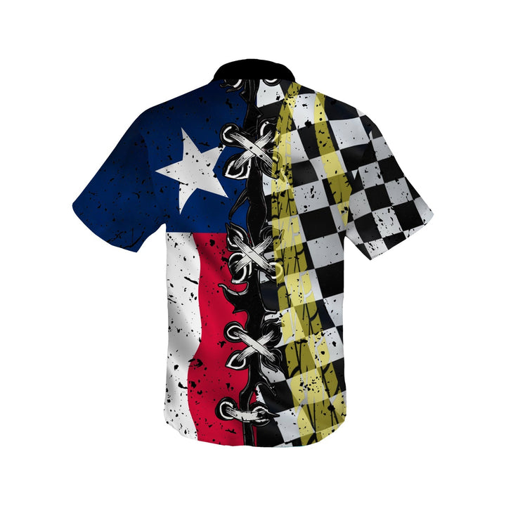 Texas Racing Flag Hawaiian Shirt | For Men & Women | HW1412-BehighStyle