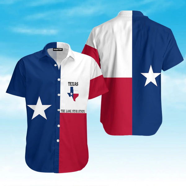 Texas The Lone Star State Hawaiian Shirt | For Men & Women | HW2436-BehighStyle