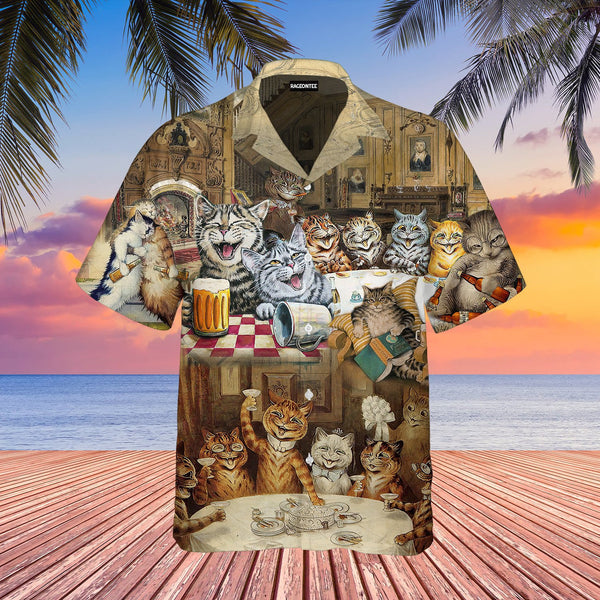 That's What Cat Do They Know Things They Drink Beer Aloha Hawaiian Shirt | For Men & Women | HW794-BehighStyle