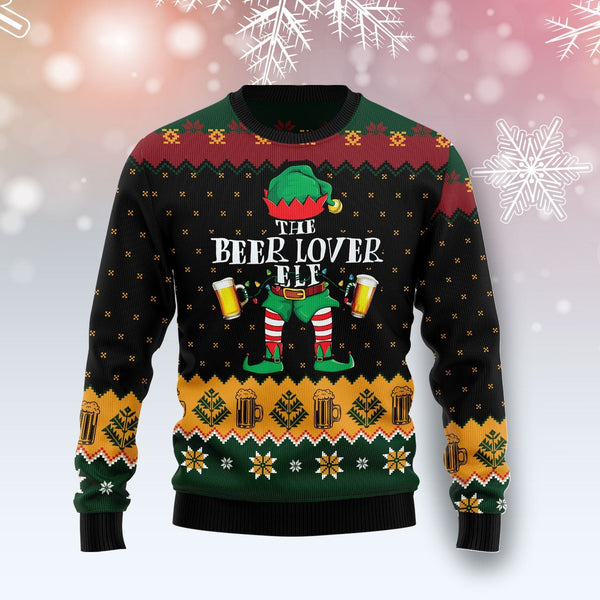 The Beer Lover Elf Ugly Christmas Sweater | Adult | US1764