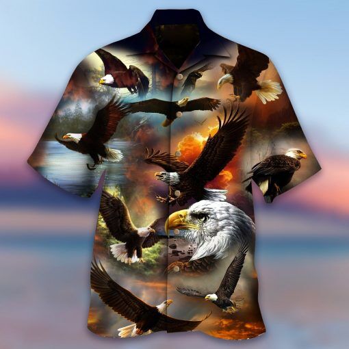 The Eagle Soars Alone Hawaiian Shirt | For Men & Women | HW1312-BehighStyle