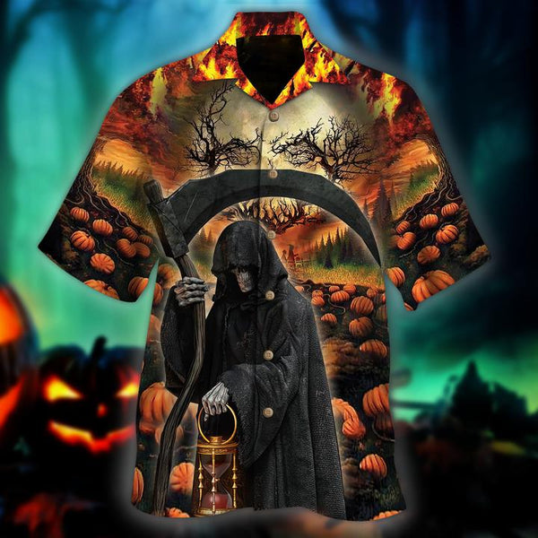 The Grim Reaper Halloween Hawaiian Shirt | HW2849