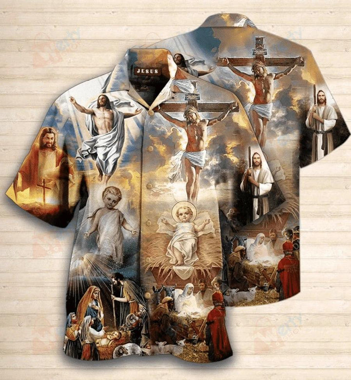 The Life Of Jesus Hawaiian Shirt | For Men & Women | HW2188-BehighStyle