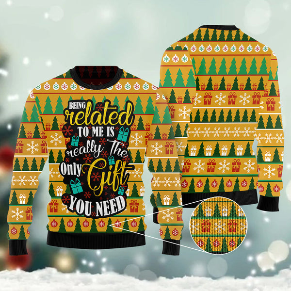 The Only Gift You Need Ugly Christmas Sweater | Adult | US1117