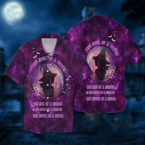 The Sound Of A Witch Halloween Hawaiian Shirt | HW2860