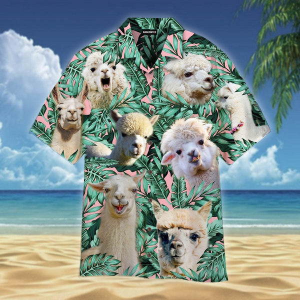 The Tropical Llama Lover Hawaiian Shirt | HW3201