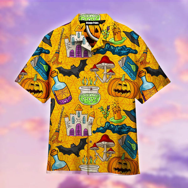 The Witchs Castle Halloween Hawaiian Shirt | HW2872