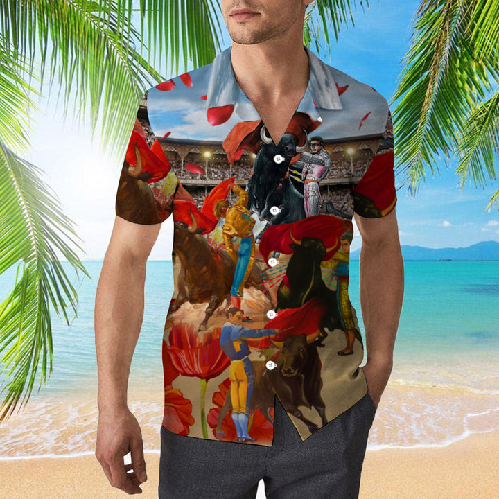 This Is How To Fight Against Bull Hawaiian Shirt | For Men & Women | HW2121-BehighStyle