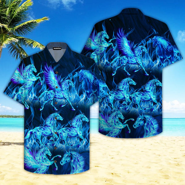 Thunder Water Horse Hawaiian Shirt | For Men & Women | HW2421-BehighStyle