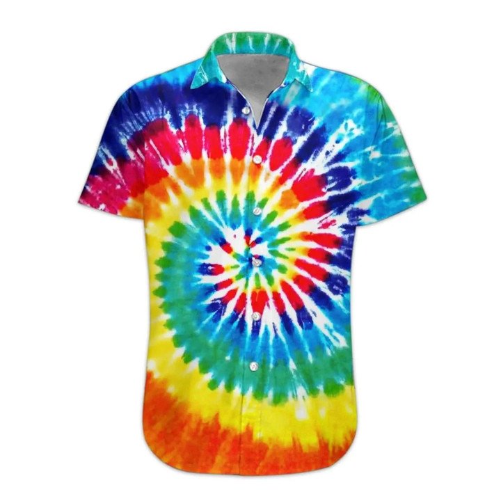 Tie Dye Aloha Hawaiian Shirt | For Men & Women | HW1480-BehighStyle