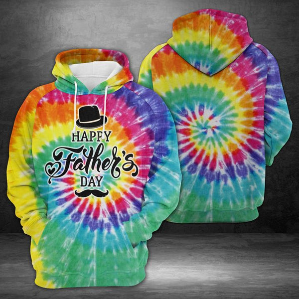 Tie Dye Happy Father's Day 3D All Over Print | For Men & Women | Adult | HP845-BehighStyle