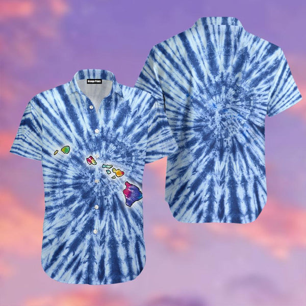 Tie Dye Hawaiian Shirt | For Men & Women | HW1504-BehighStyle