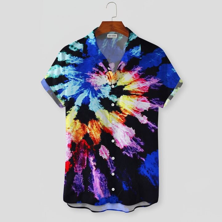 Tie Dye Hawaiian Shirt | For Men & Women | HW1709-BehighStyle