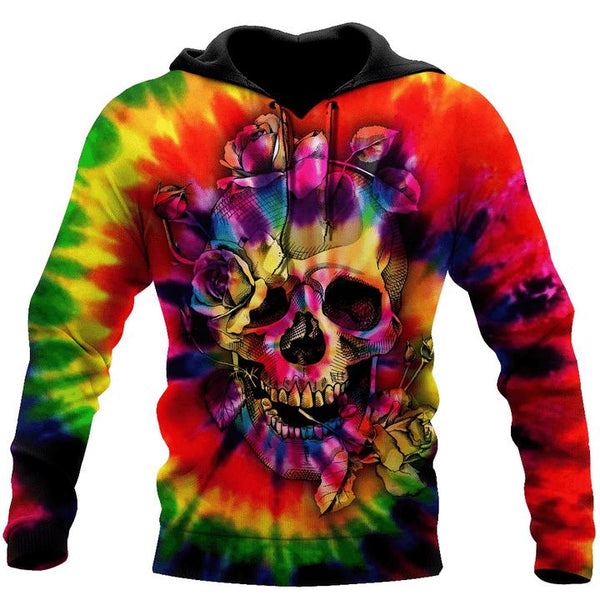 Tie Dye Skulls 3D All Over Print | For Men & Women | Adult | HP838-BehighStyle