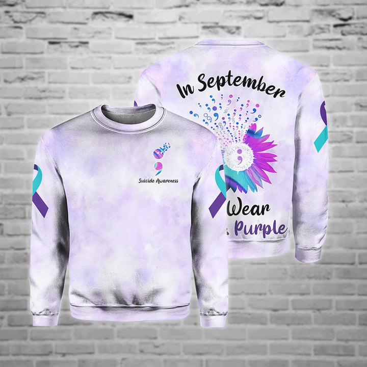 Tie Dye Suicide Prevention Awareness 3D All Over Print | For Men & Women | Adult | HP813-BehighStyle