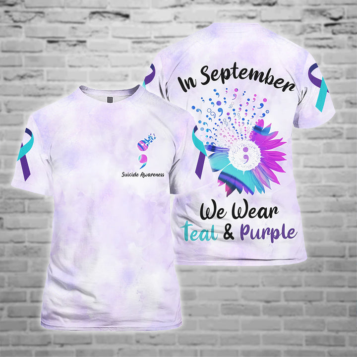 Tie Dye Suicide Prevention Awareness 3D All Over Print | For Men & Women | Adult | HP813-BehighStyle