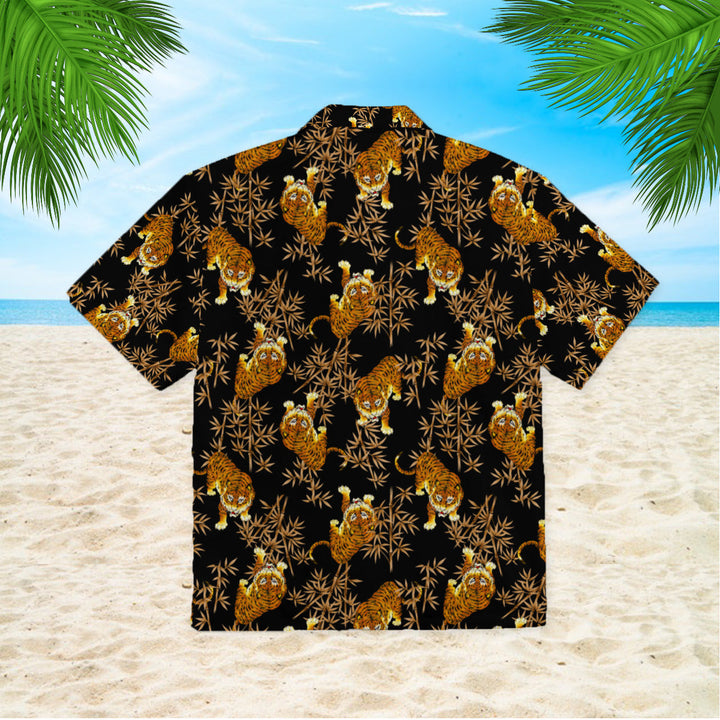 Tiger Pattern Hawaiian Shirt | For Men & Women | HW802-BehighStyle