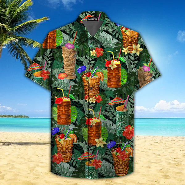 Tiki Drink Cocktail Hawaiian Shirt | For Men & Women | HW2313-BehighStyle