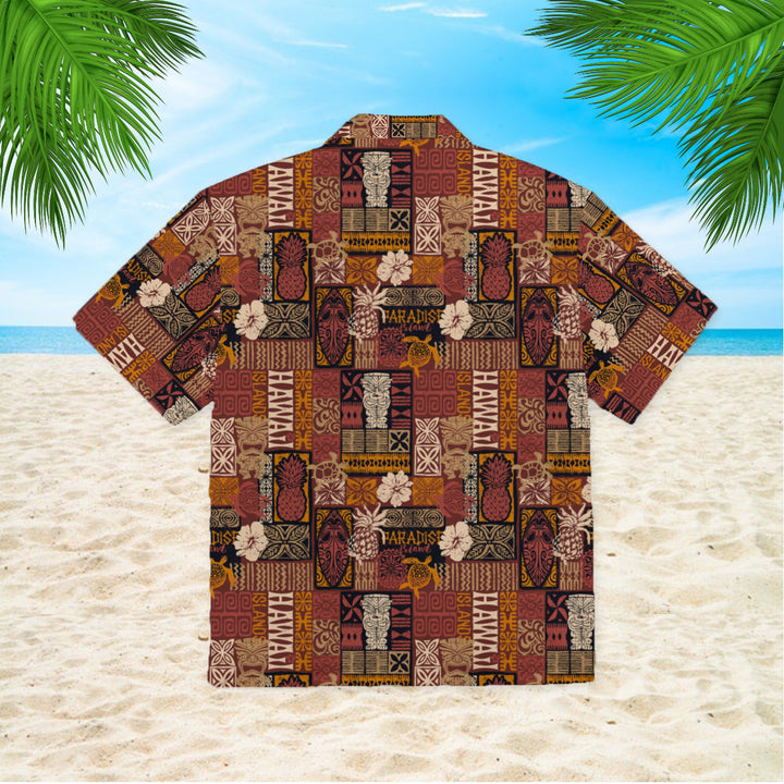 Tiki Hawaiian Style Tribal Hawaiian Shirt | For Men & Women | HW898-BehighStyle