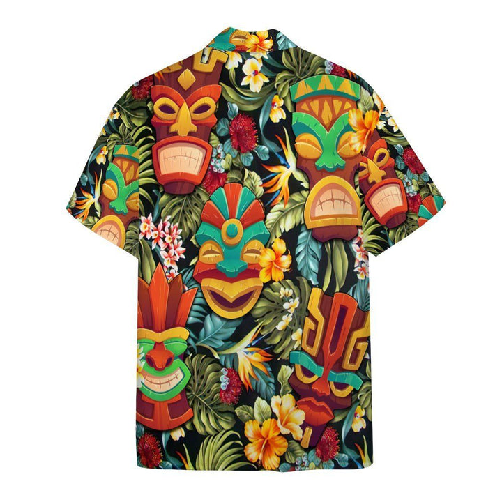 Tiki Head Hawaiian Shirt | For Men & Women | HW722-BehighStyle