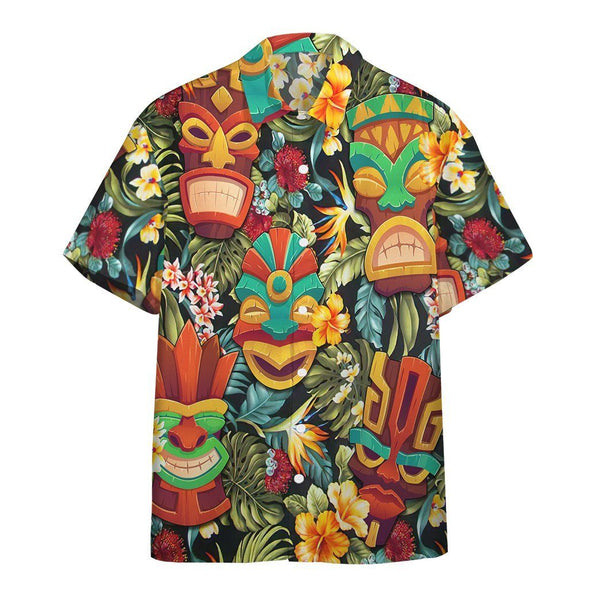 Tiki Head Hawaiian Shirt | For Men & Women | HW722-BehighStyle