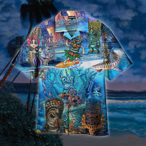 Tiki Island Hawaiian Shirt | For Men & Women | HW2275-BehighStyle