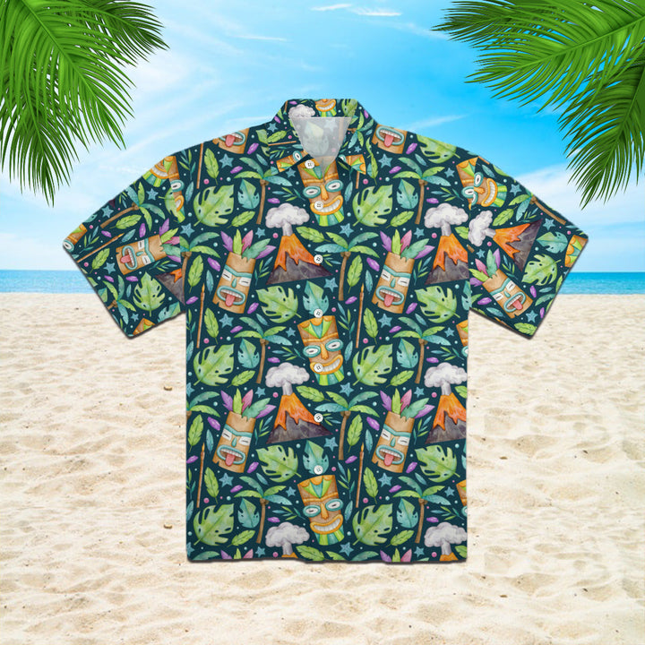 Tiki Summer Vibe Tropical Hawaiian Shirt | For Men & Women | HW899-BehighStyle