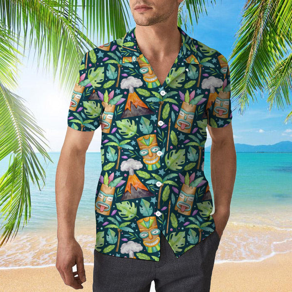 Tiki Summer Vibe Tropical Hawaiian Shirt | For Men & Women | HW899-BehighStyle