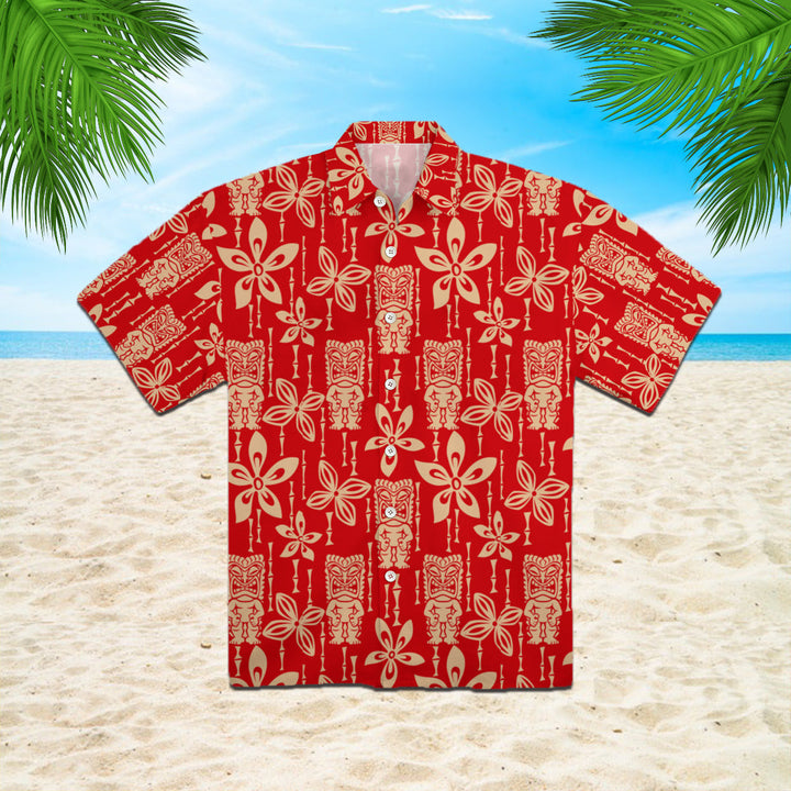 Tiki Tapa Pattern Hawaiian Shirt | For Men & Women | HW901-BehighStyle