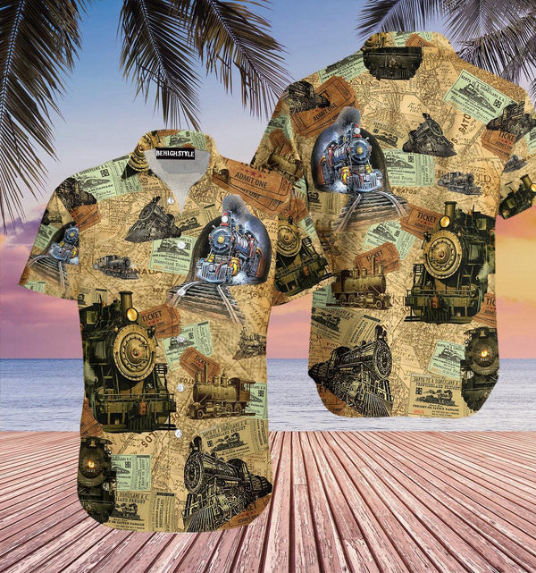 Train Hawaiian Shirt | For Men & Women | HW139-BehighStyle