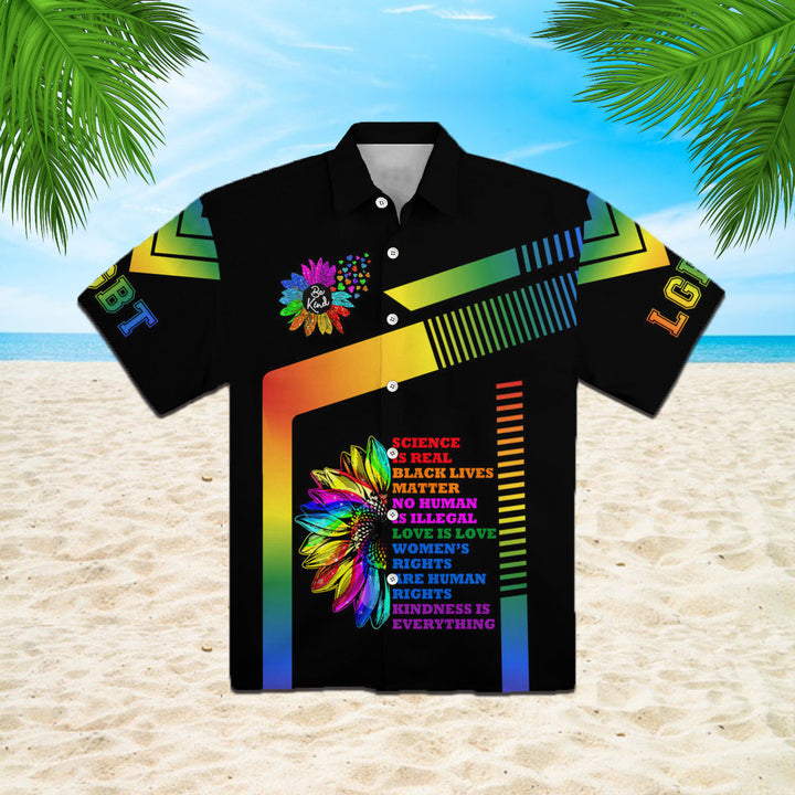 Trans Pride Be Kind LGBT Hawaiian Shirt | For Men & Women | HW954-BehighStyle