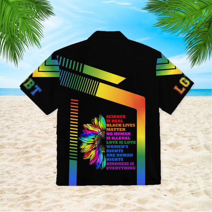 Trans Pride Be Kind LGBT Hawaiian Shirt | For Men & Women | HW954-BehighStyle